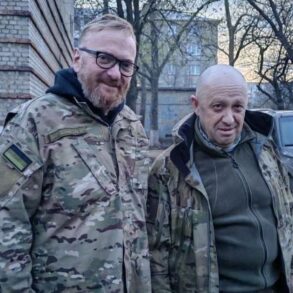Депутат Виталий Милонов (слева) и глава ЧВК «Вагнер» Евгений Пригожин Фото из архива Виталия Милонова